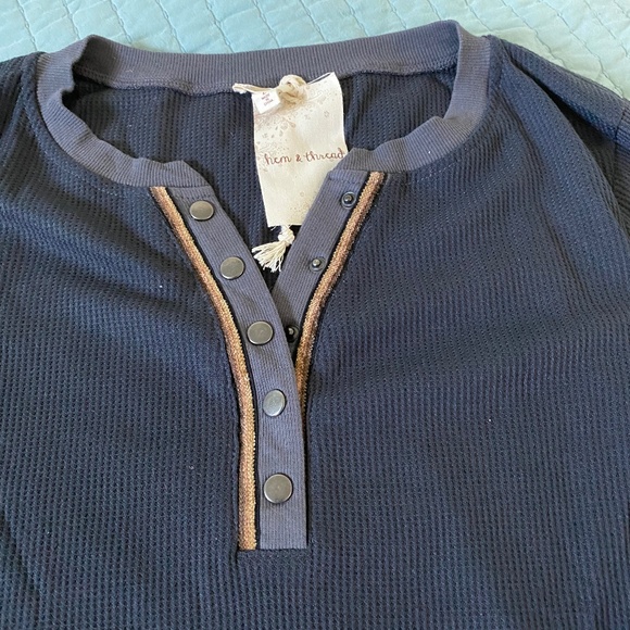 NWT Hem & Thread Henley Sz L - Picture 5 of 8
